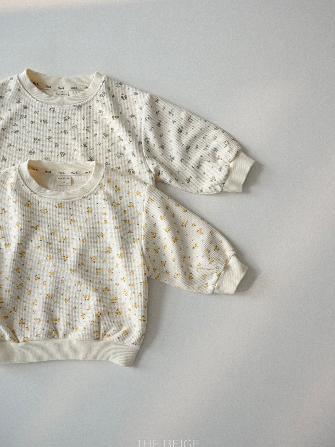 Flower waffle sweatshirt