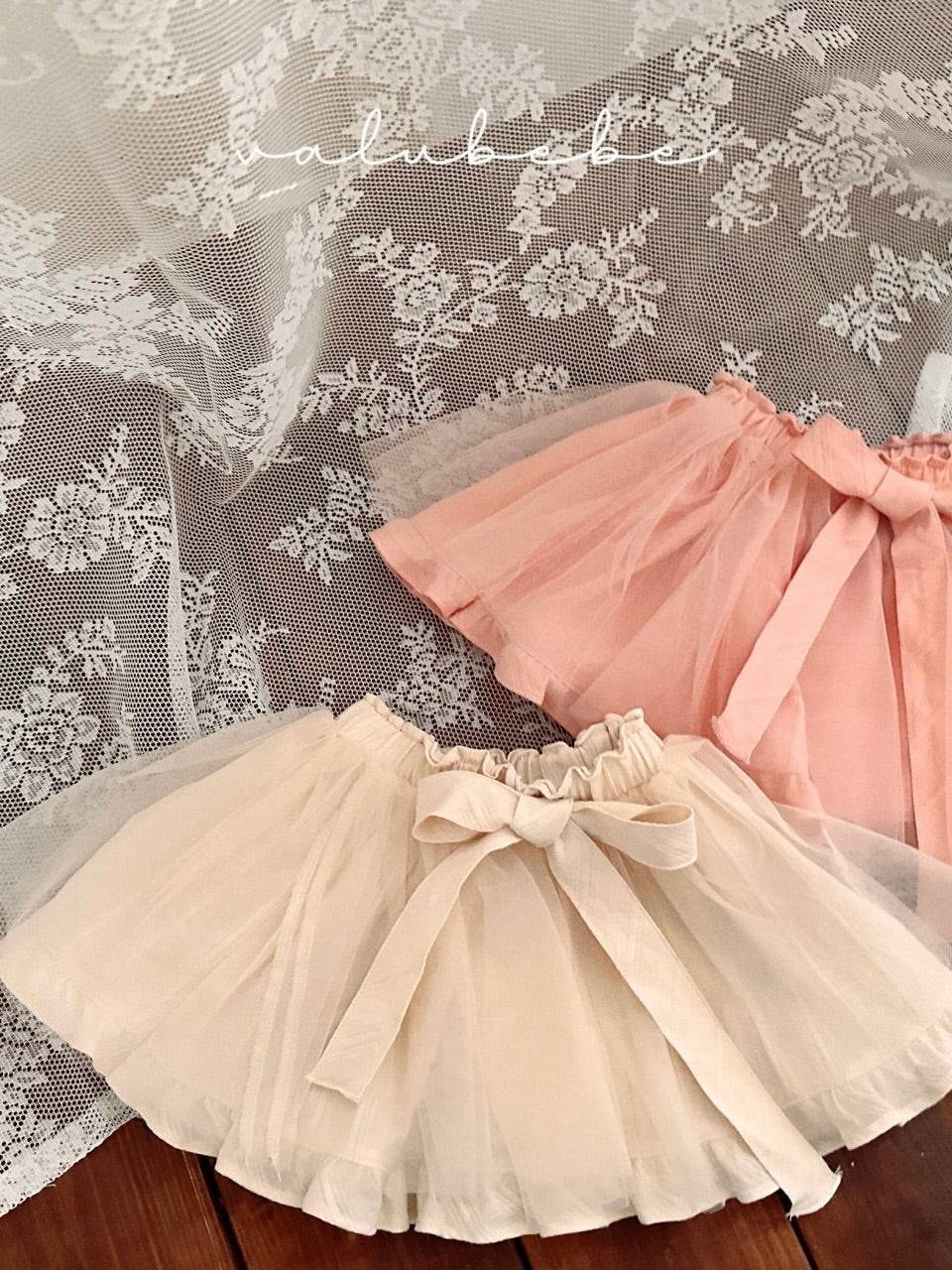 Ribbon tulle skirt bloomer