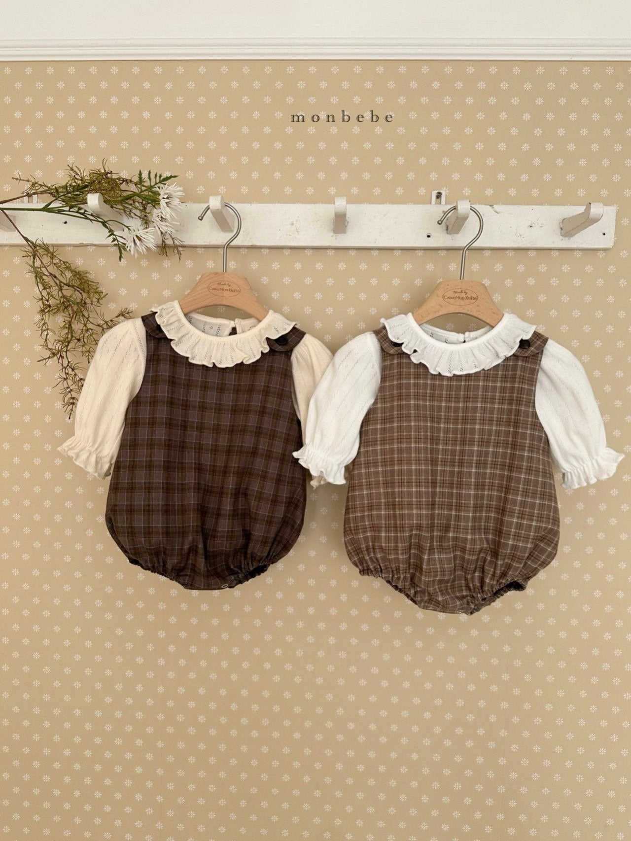 Harmony frill rompers