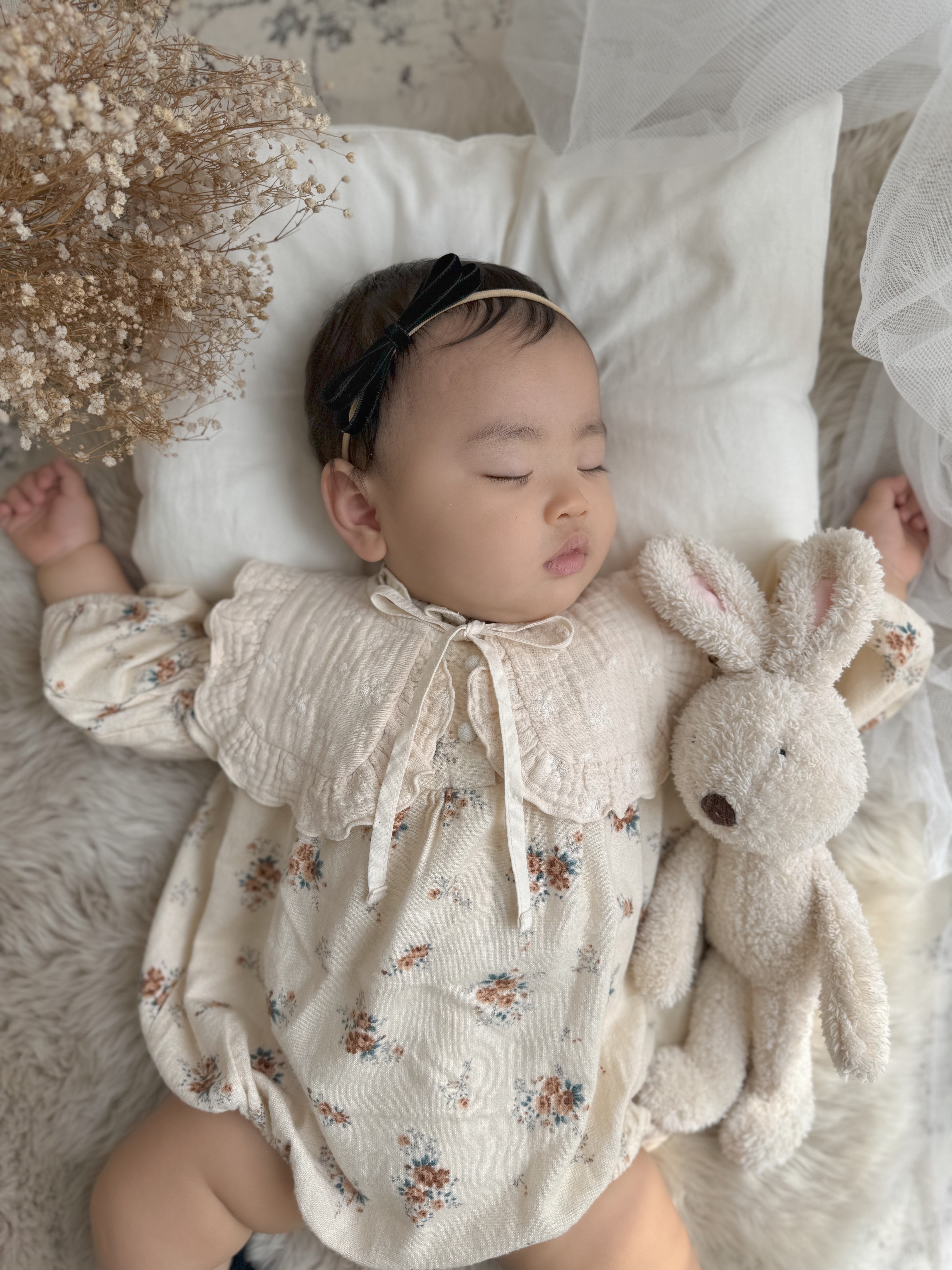 Baby velvet ribbon hairband