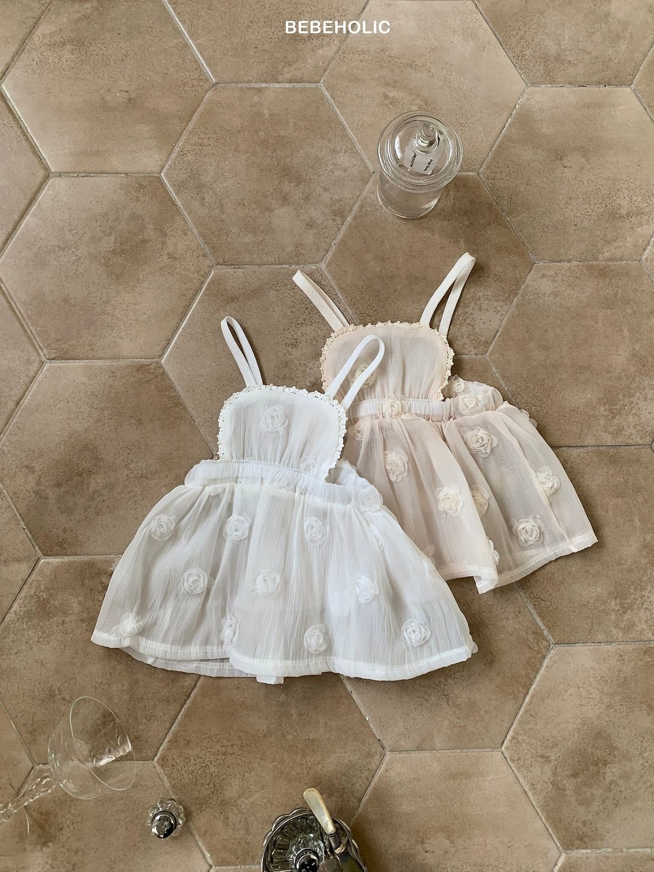 Rose apron skirt