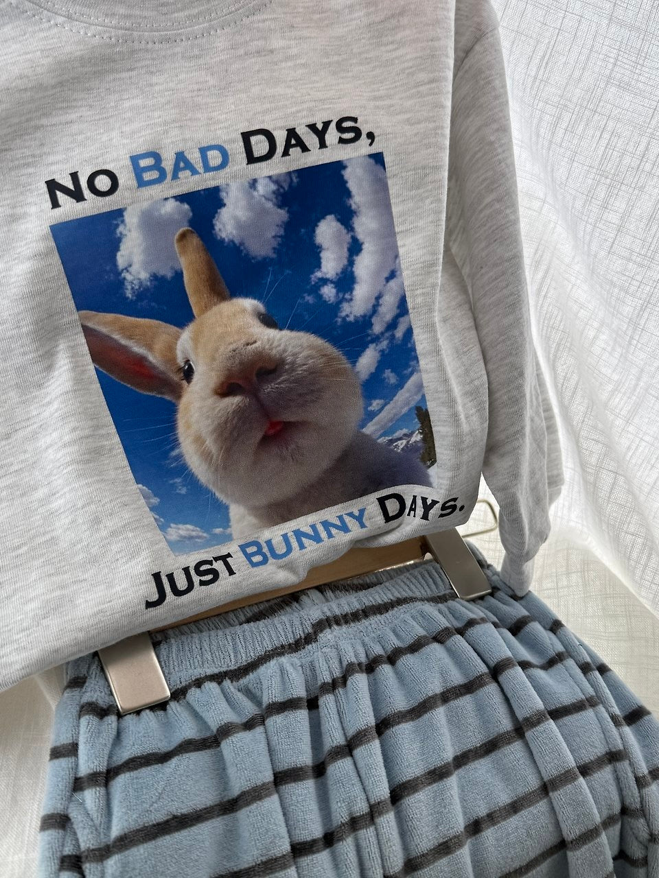 Flying bunny long sleeve T