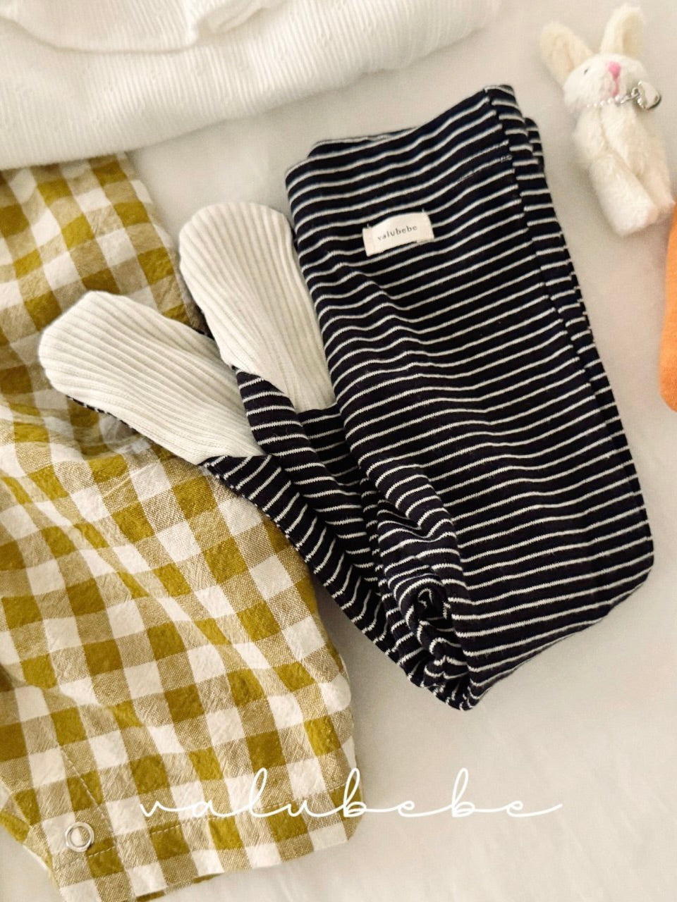 Stripe footed leggings