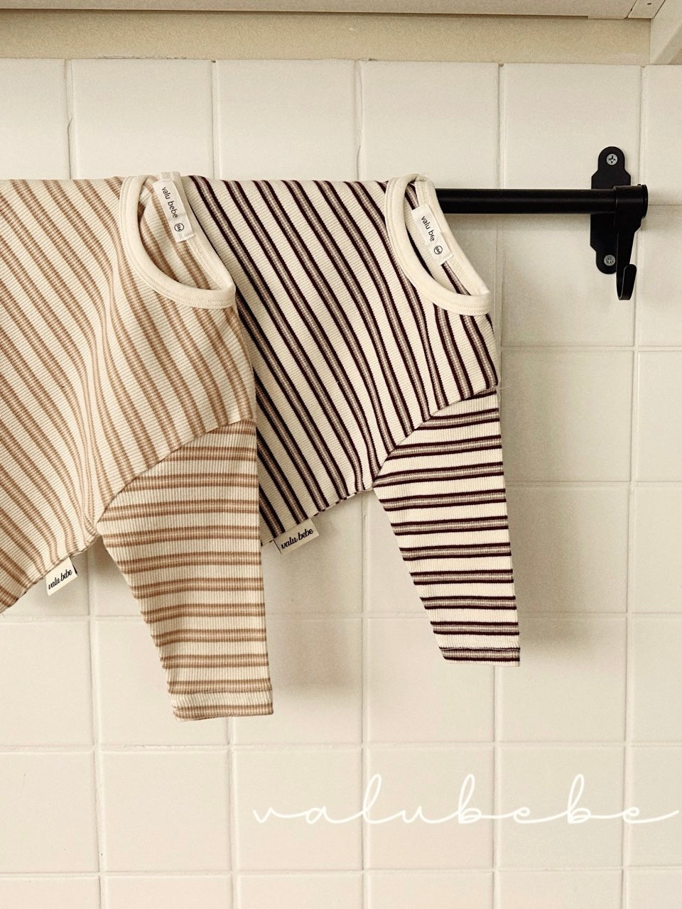 Rosé striped T shirt