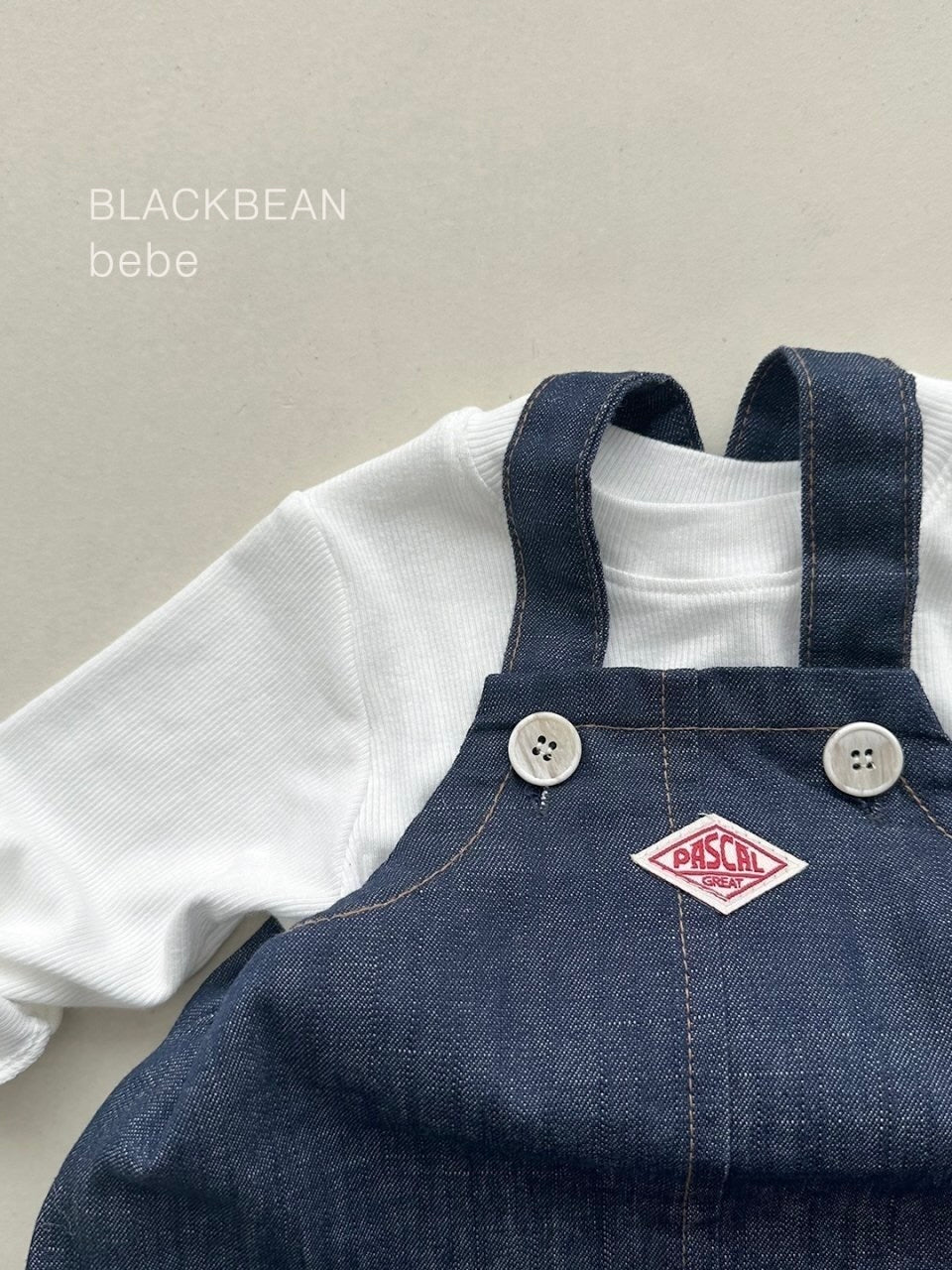 Plack overall set (with T shirt)