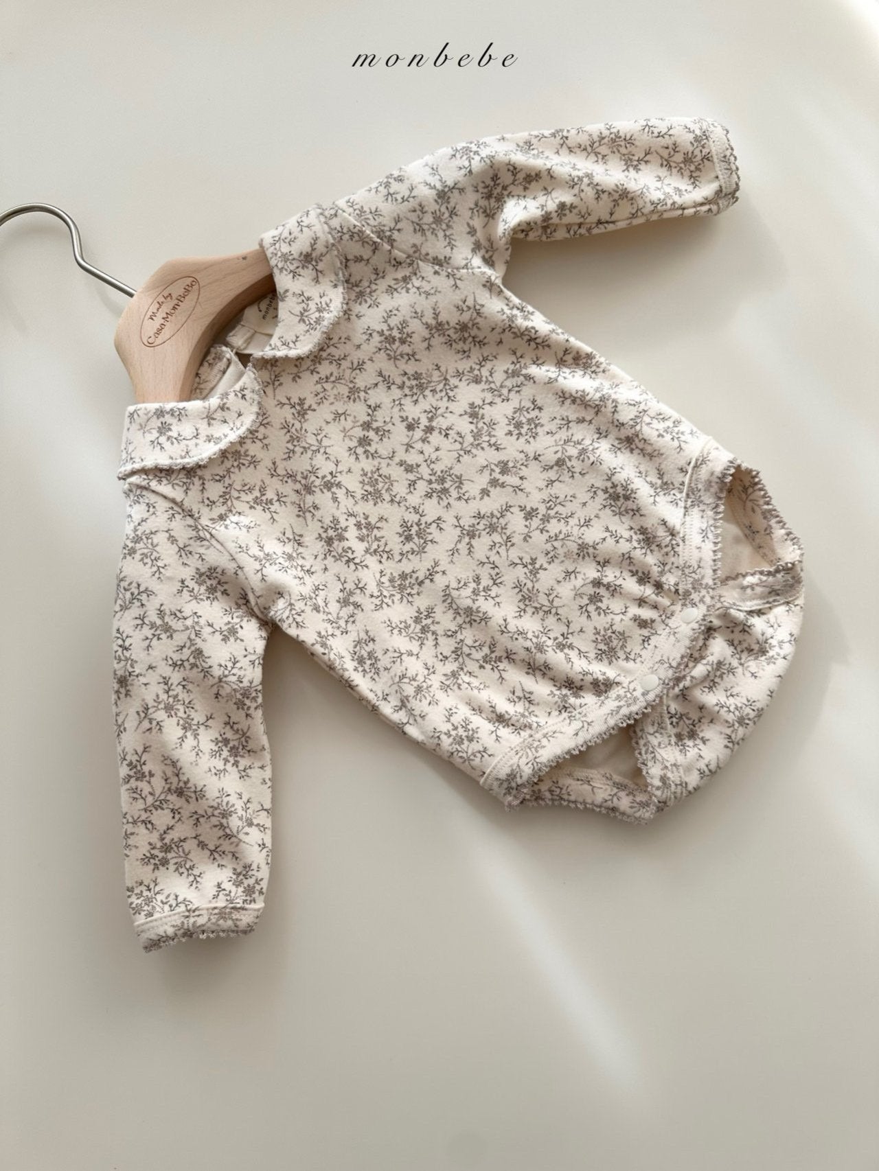 Printed collar rompers