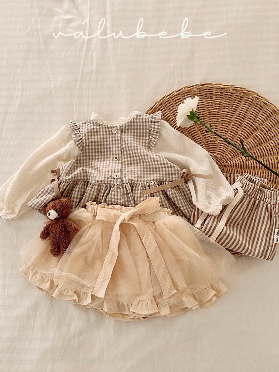 Ribbon tulle skirt bloomer