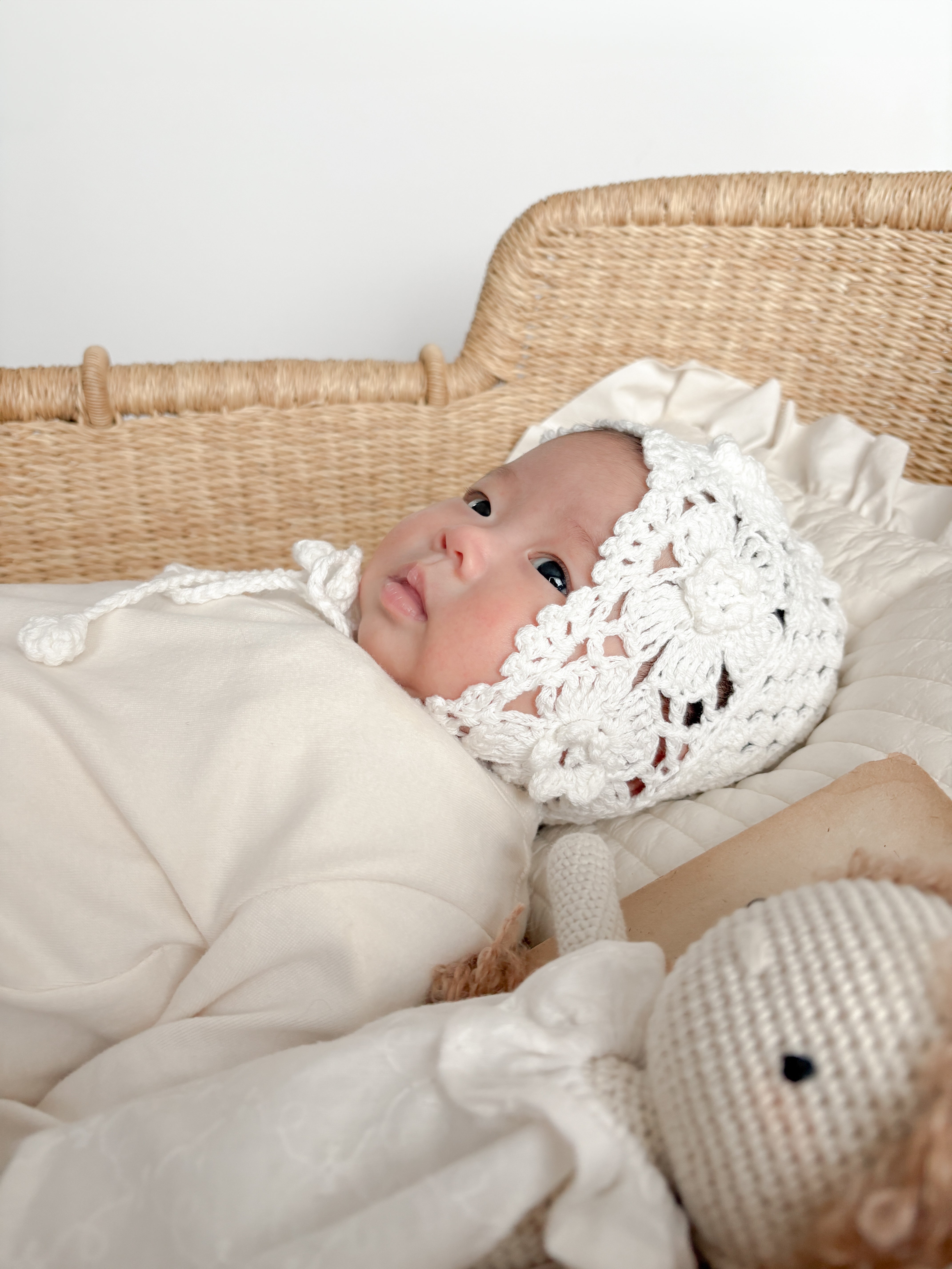 Mary rose handmade bonnet