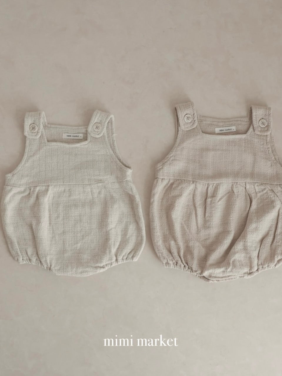 Soft cotton rompers
