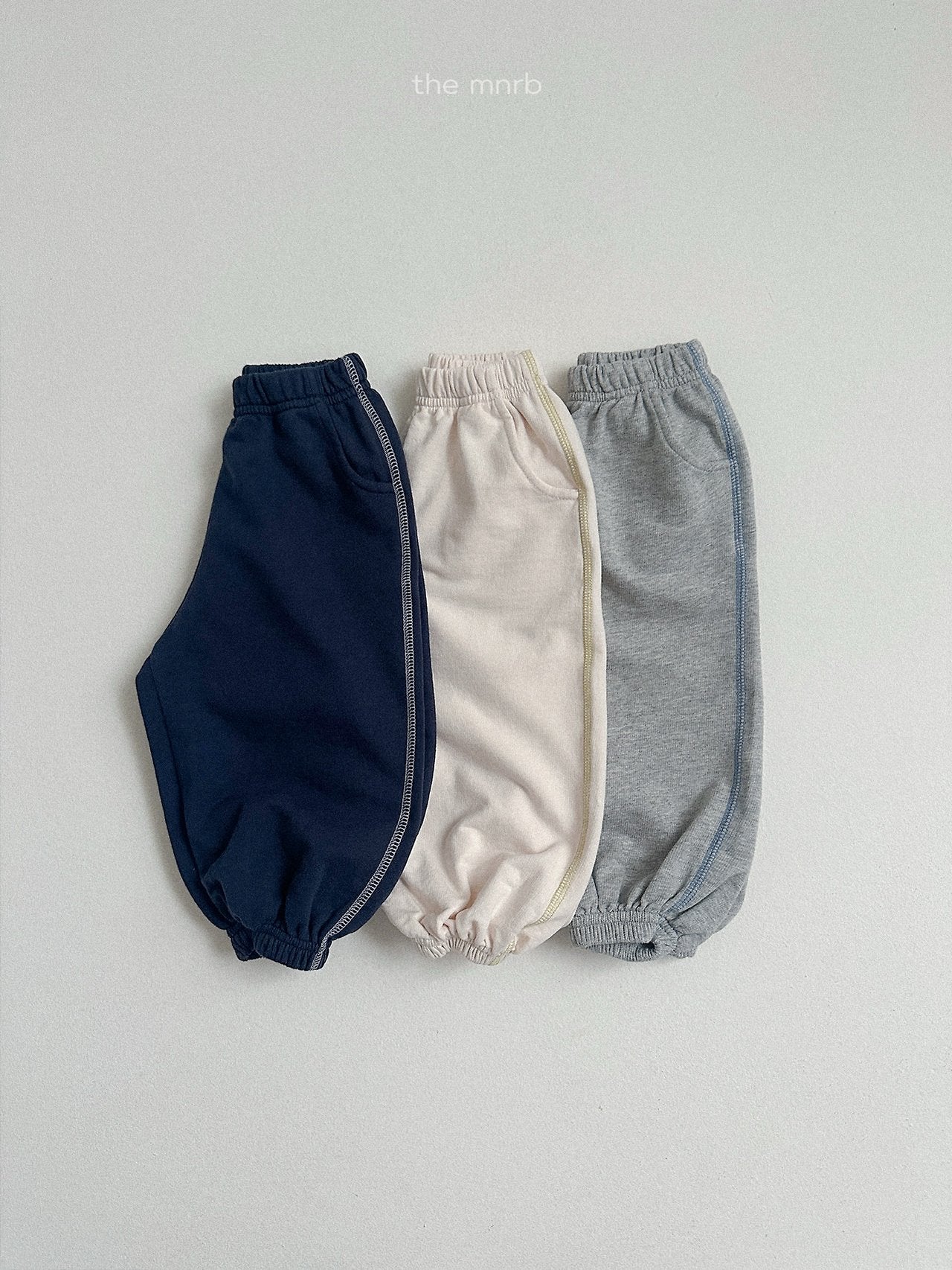 Contrast trim jogger pants