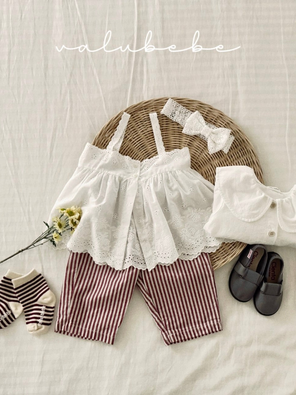 Spring layered one piece