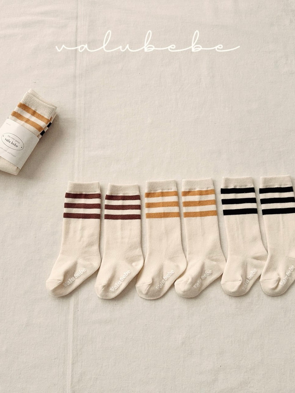 Basic line socks set