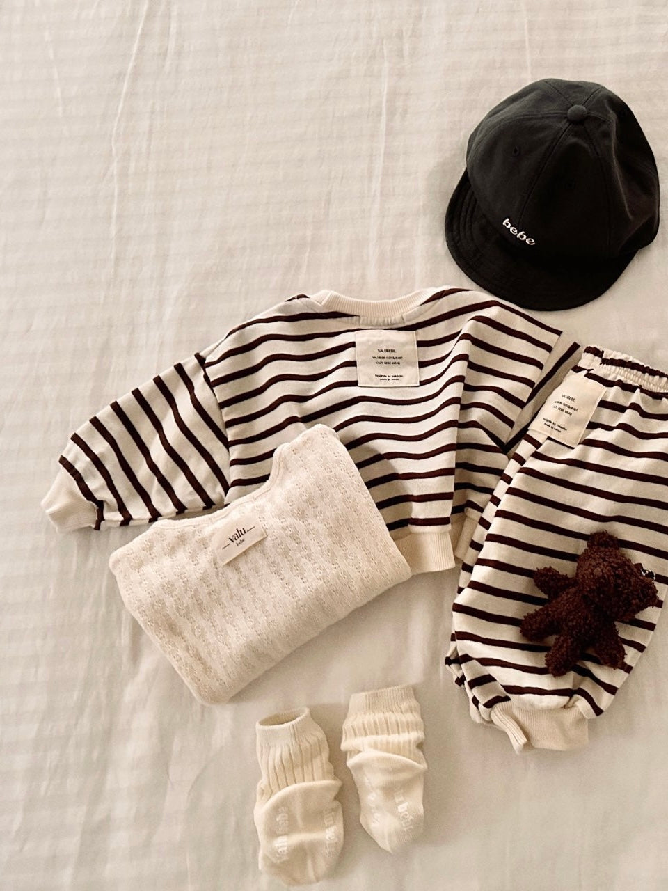 Cozy striped pants