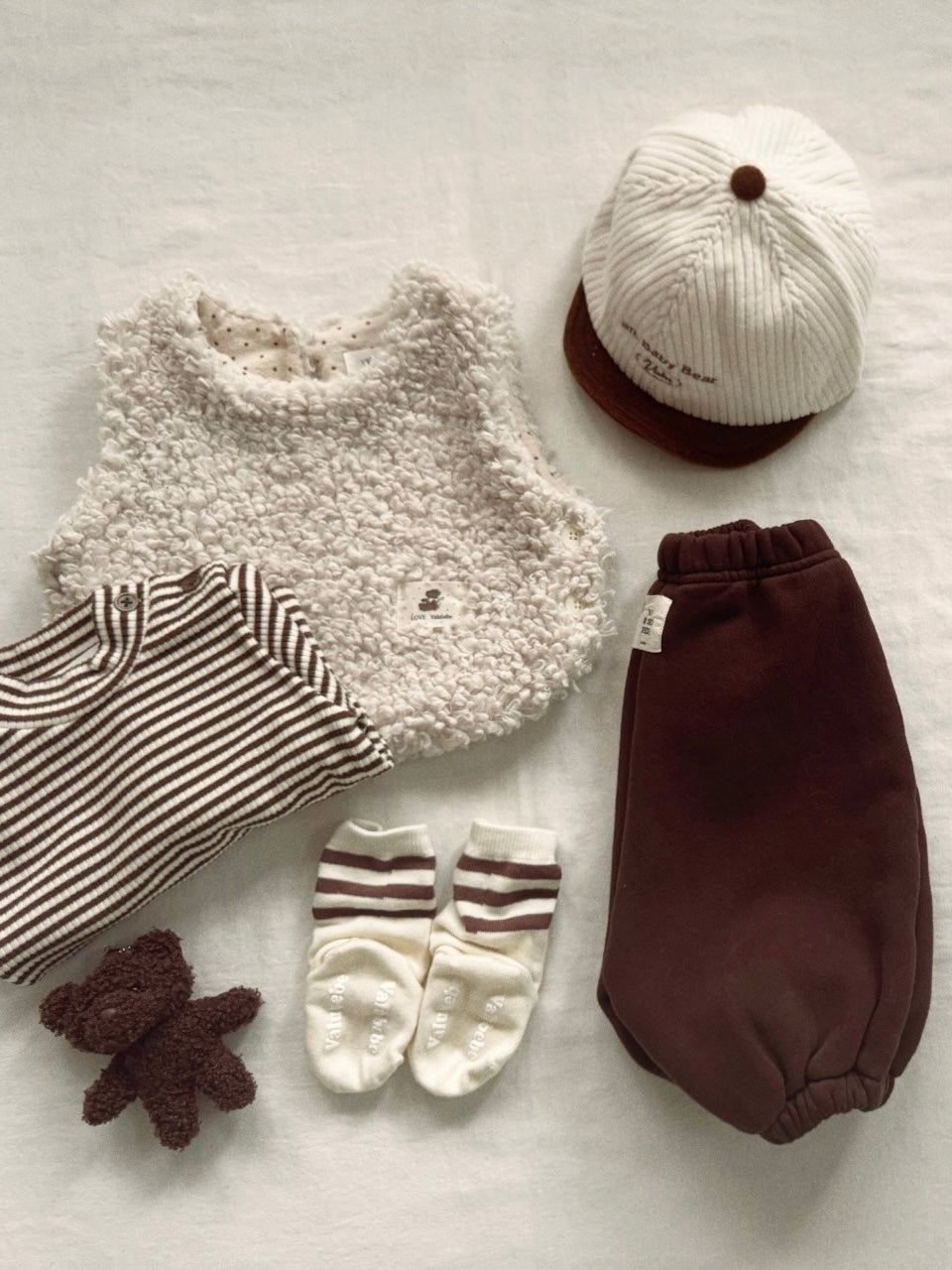 Baby lamb boa vest