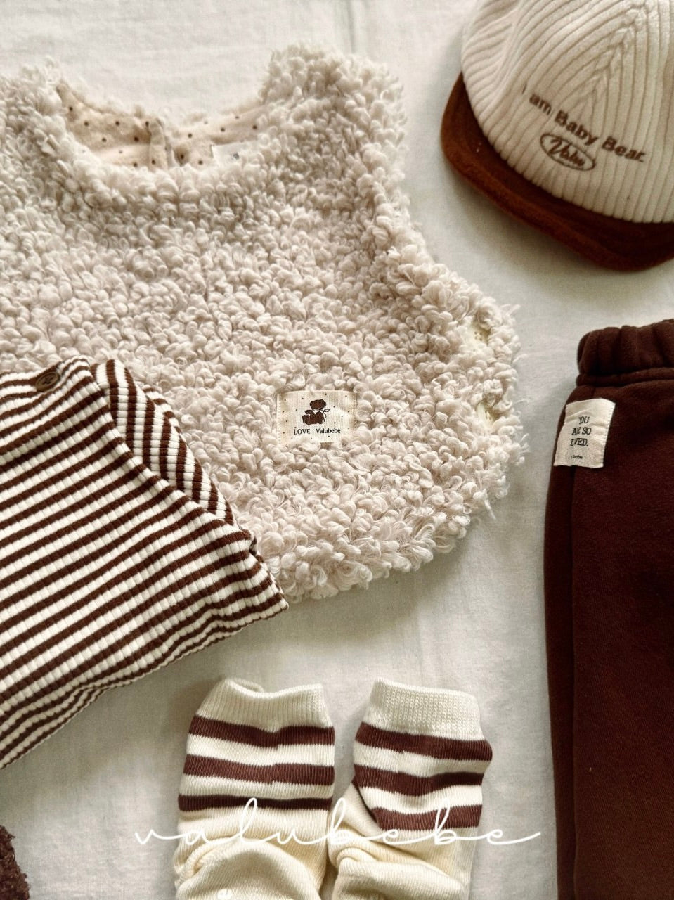 Baby lamb boa vest