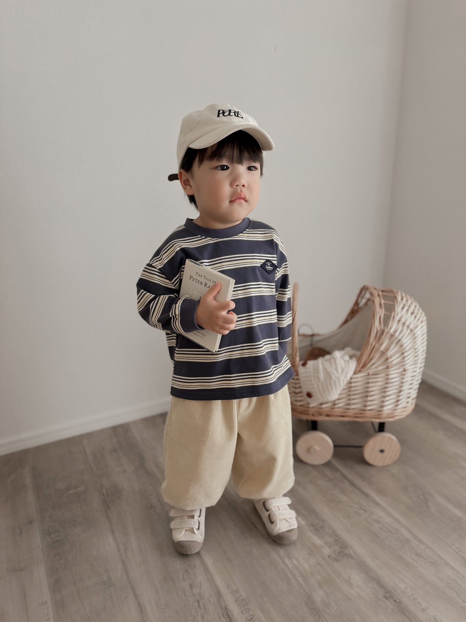 Cream jogger pants