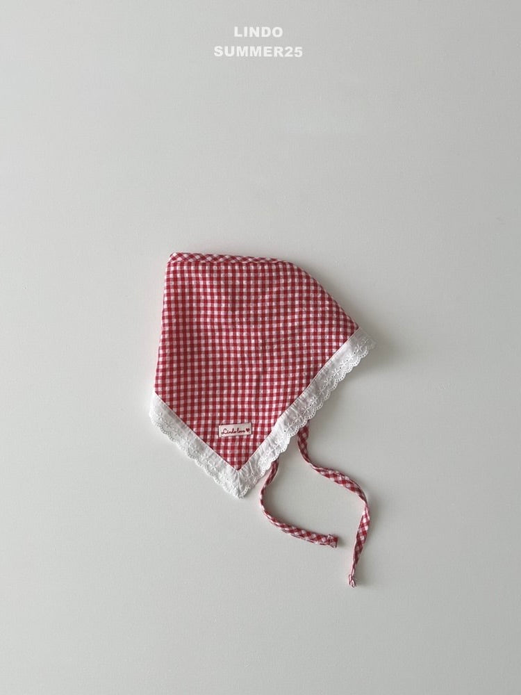 Summer check scarf