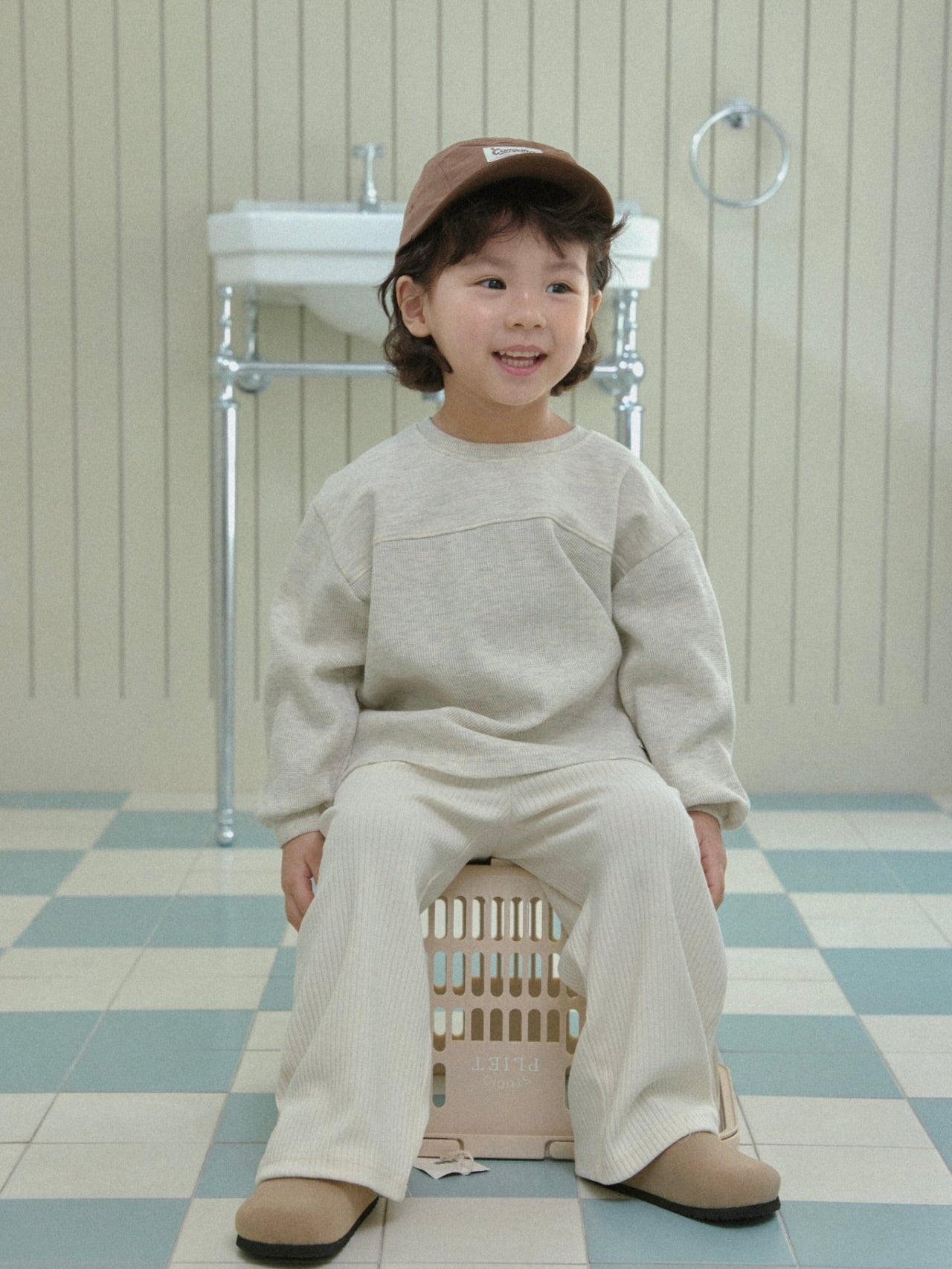 Contrast long sleeve T