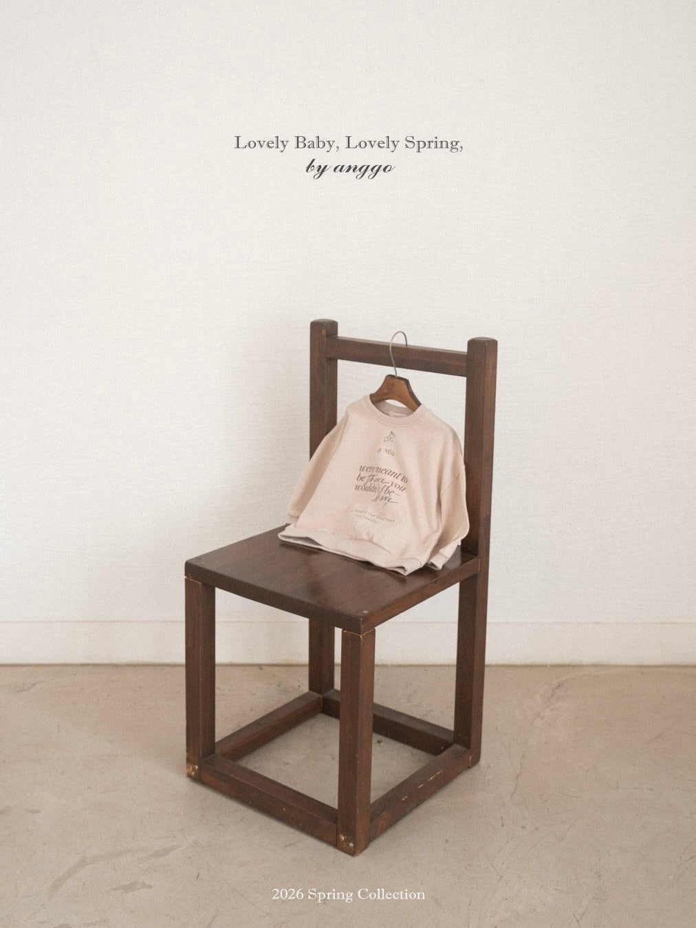 Lettering sweatshirt