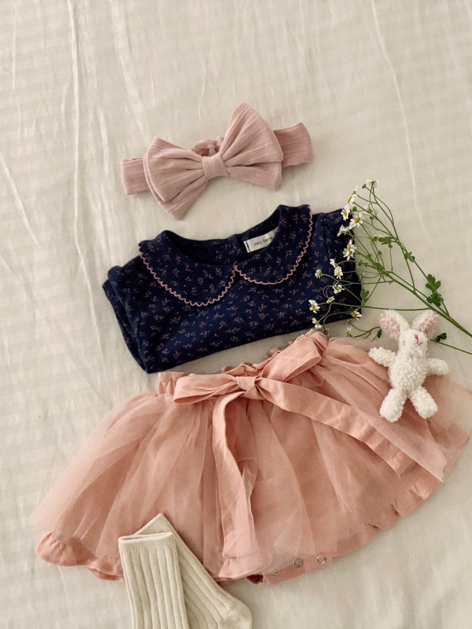 Ribbon tulle skirt bloomer