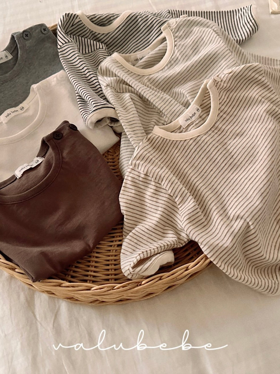 Stripe single button T (Spring 26)