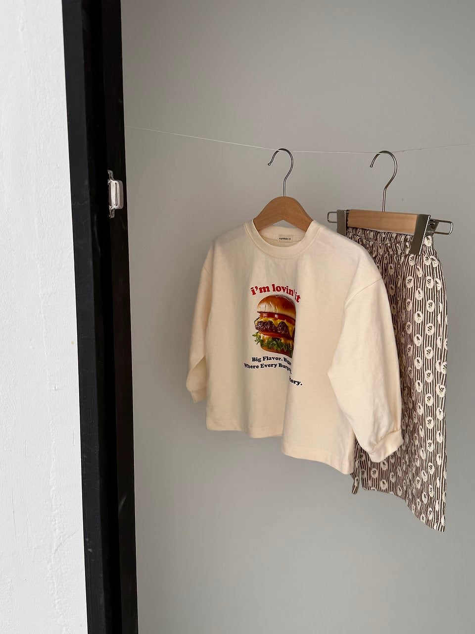 Hamburger long sleeve T