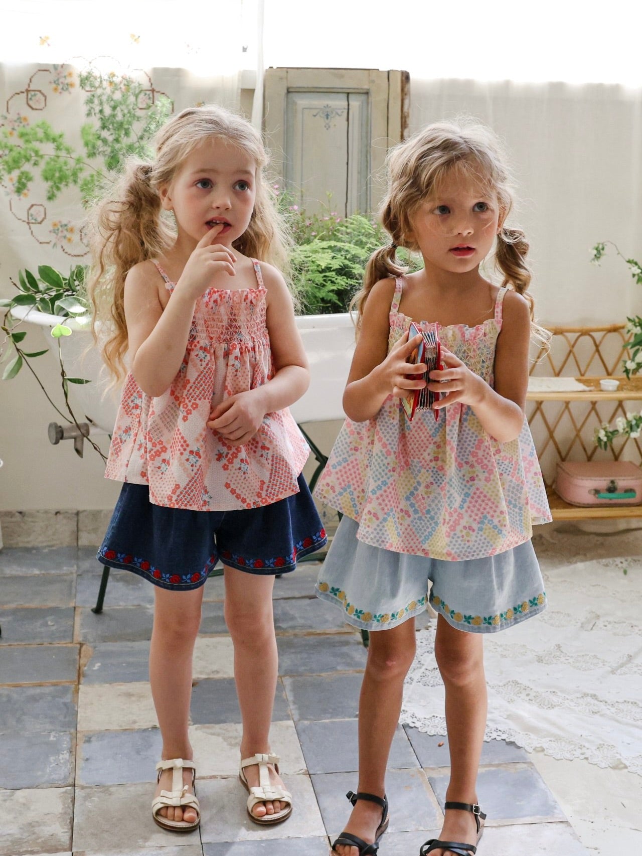 Berry sleeveless blouse