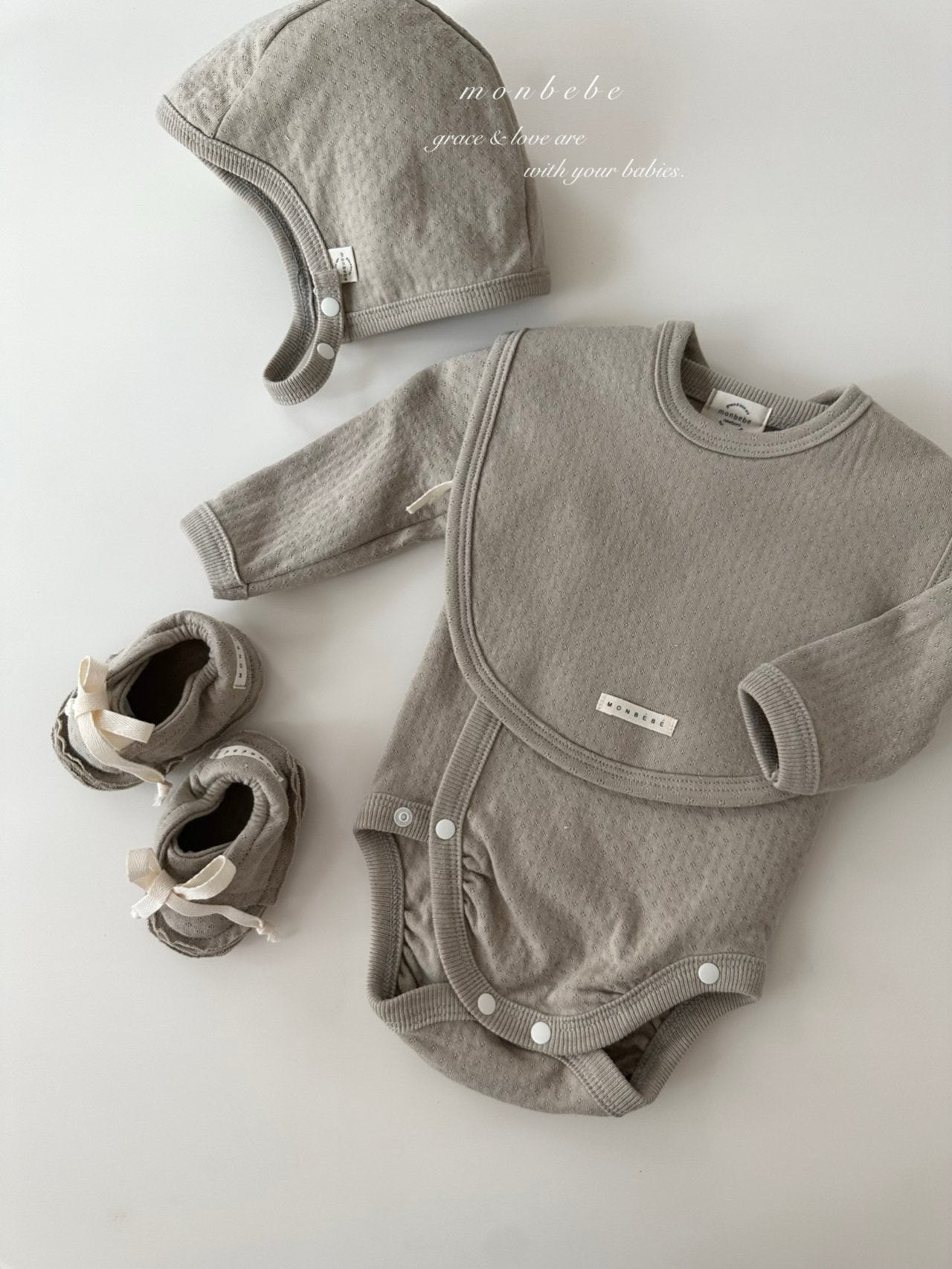 Noah newborn rompers