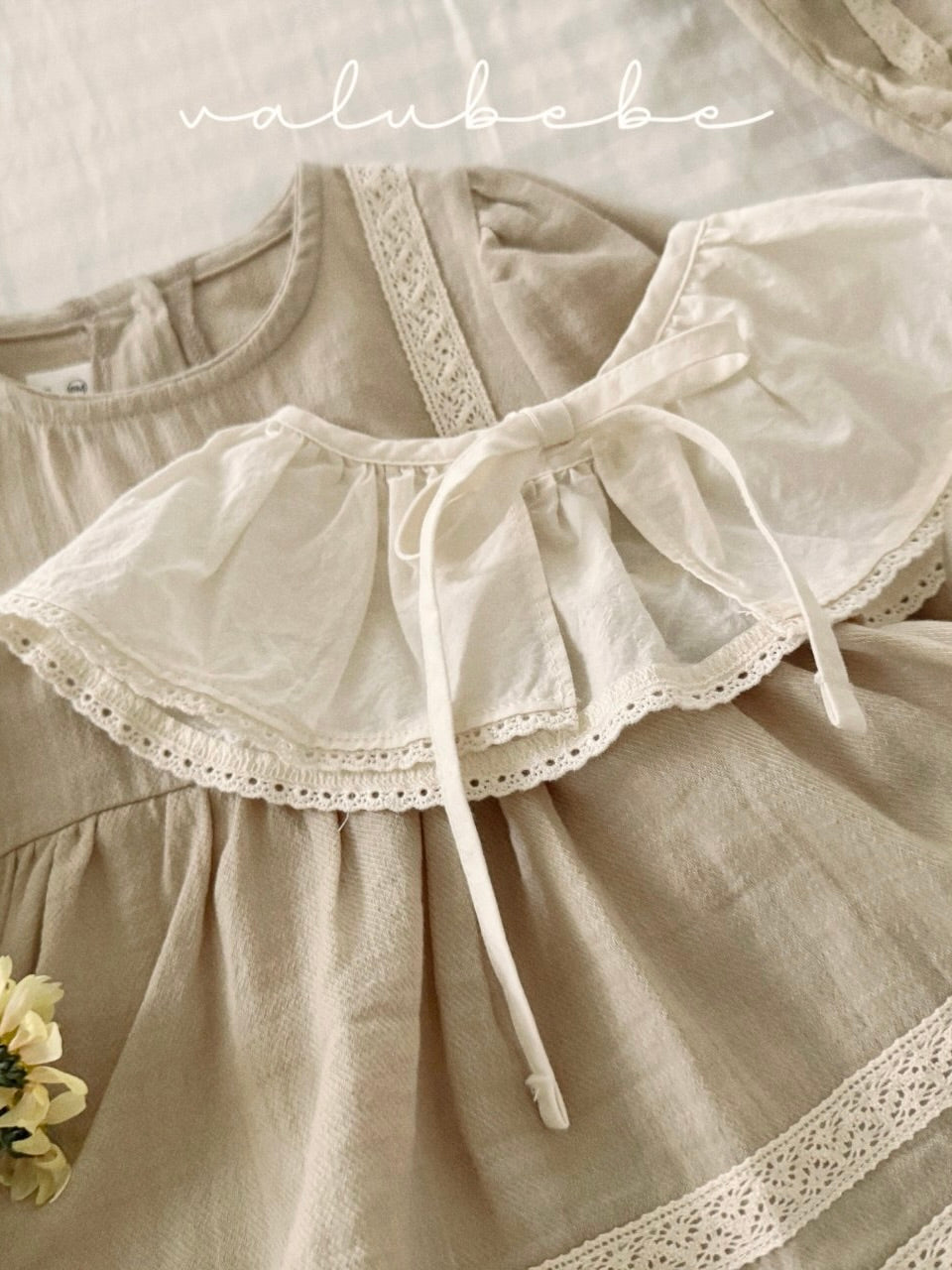 Pintuck baby one piece