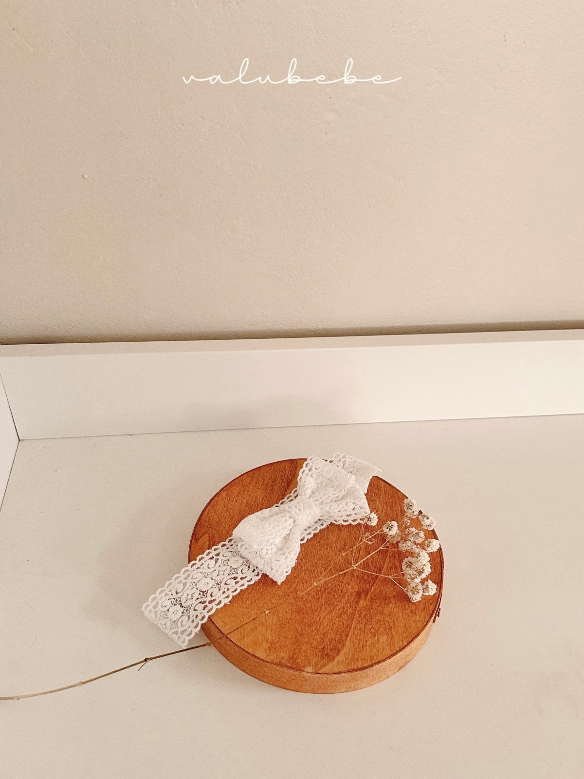 Lace ribbon headband