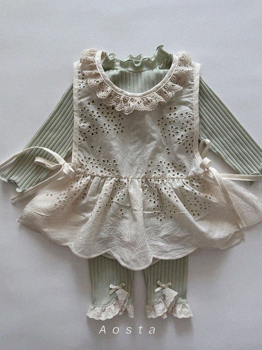 Lace cotton blouse