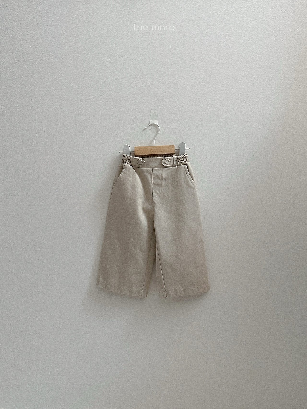 Garment twill pants