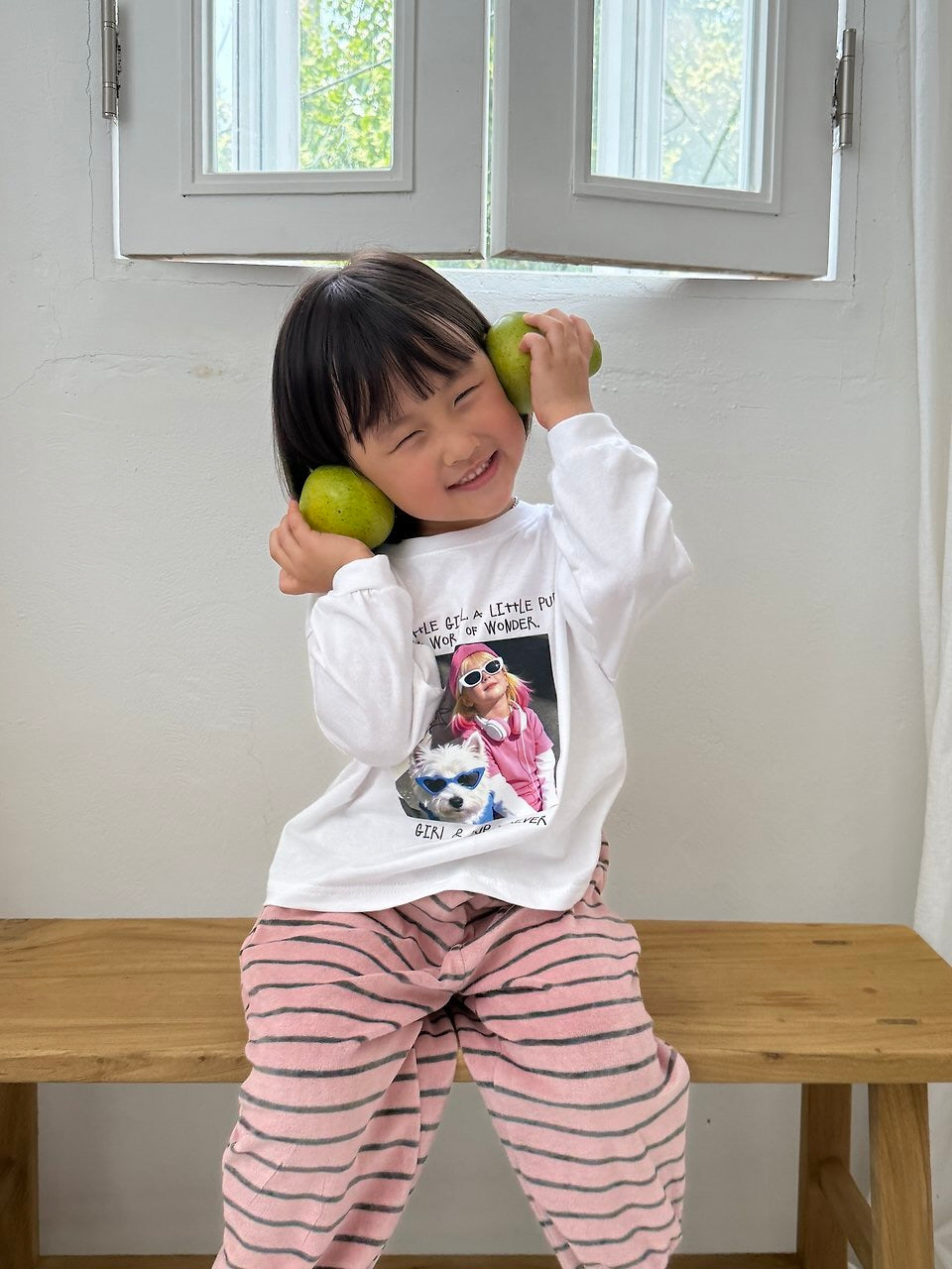 Little girl long sleeve T