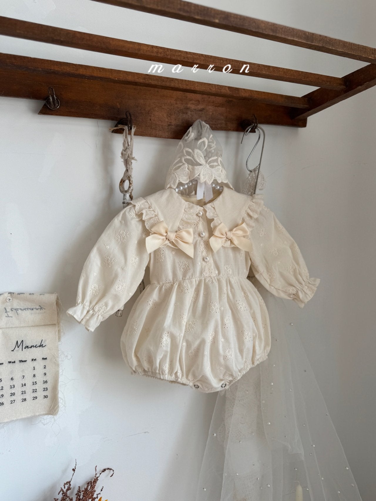 Petit ribbon rompers