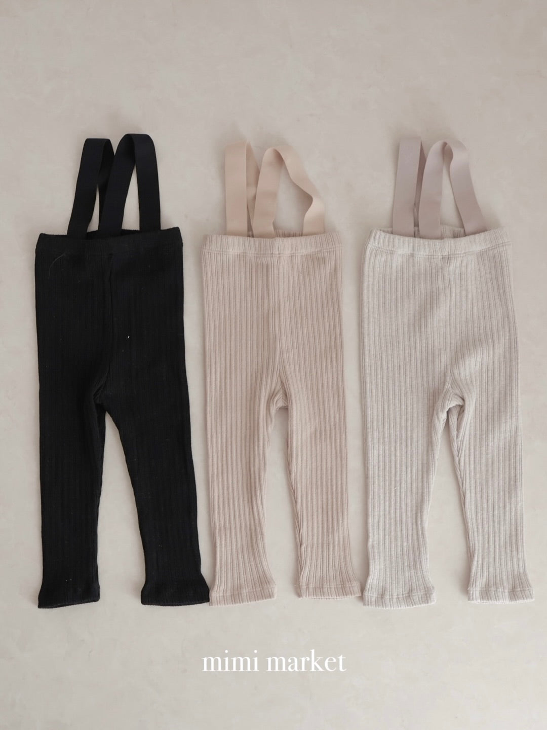 Cozy suspender leggings