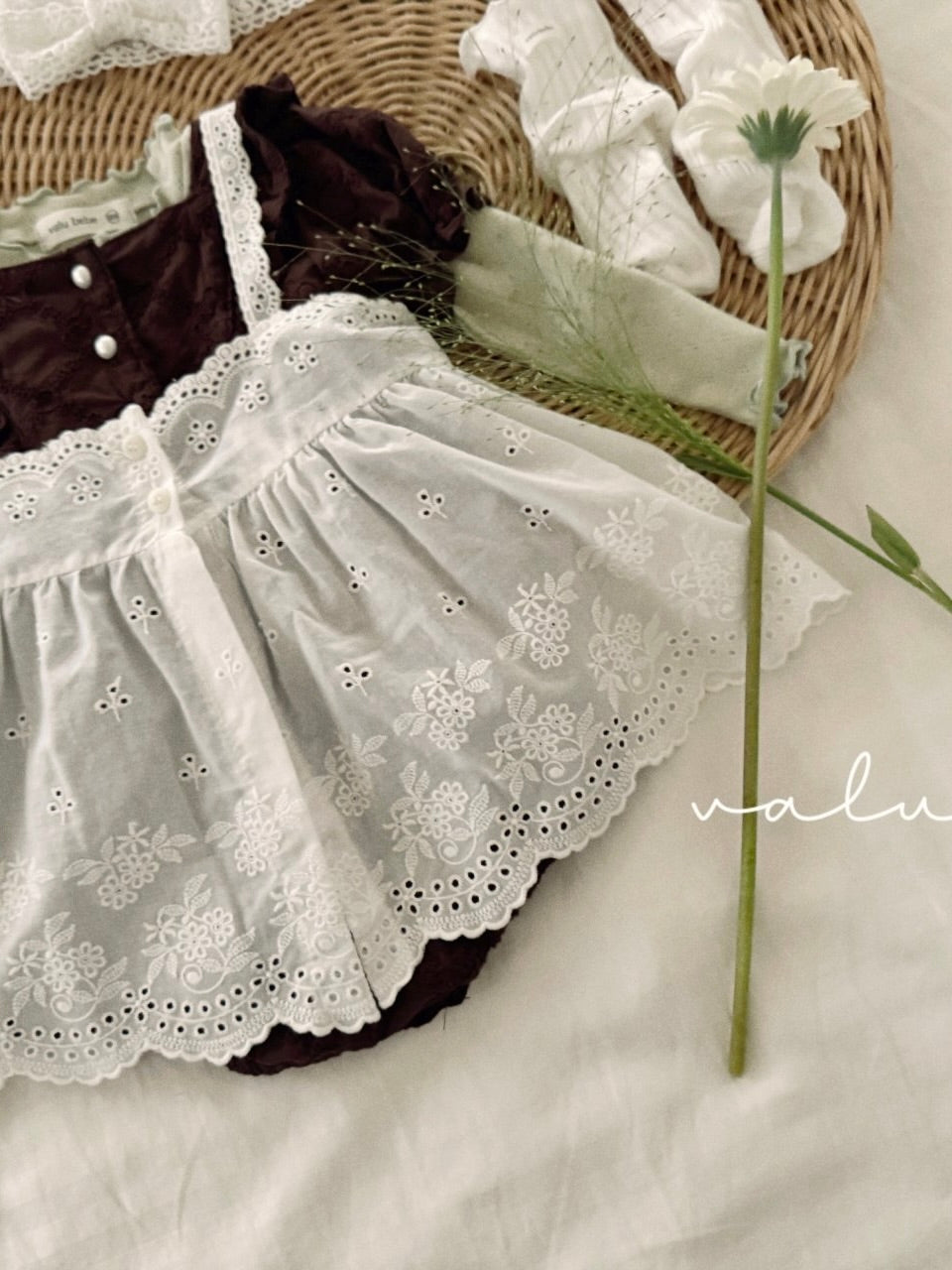 Spring layered one piece