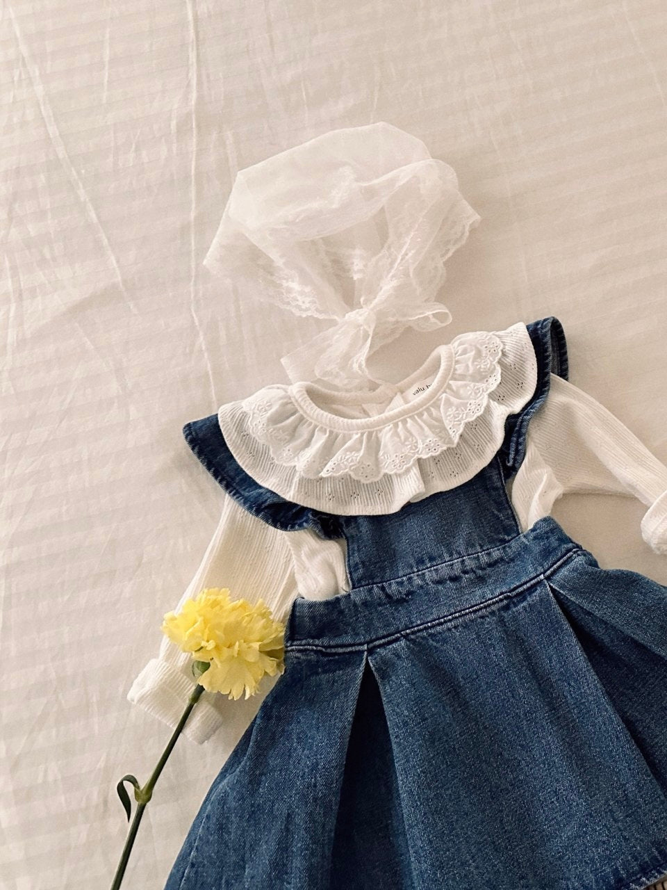 Ive lace frill T shirt