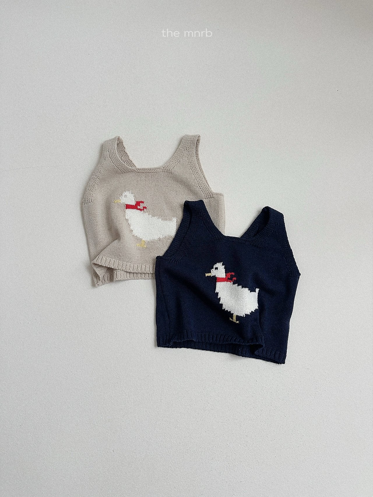 Duck knit vest