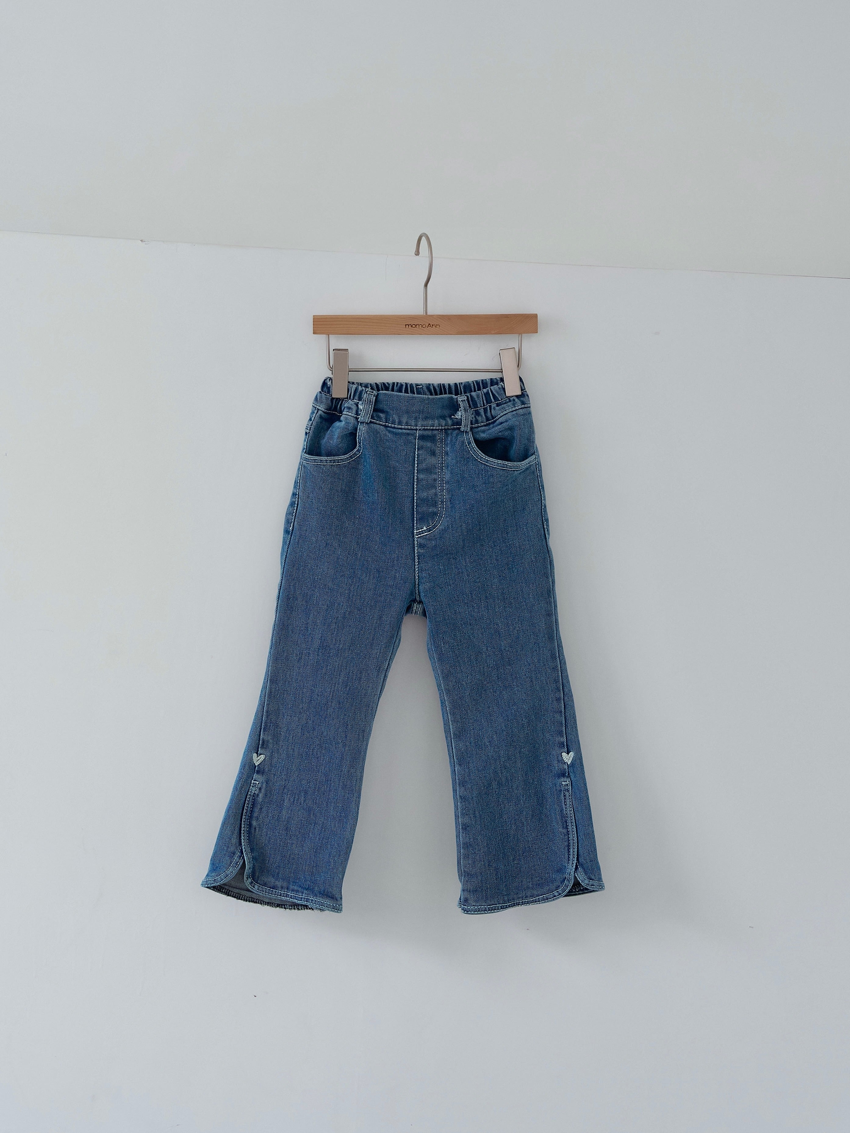 Denim bootcut jeans