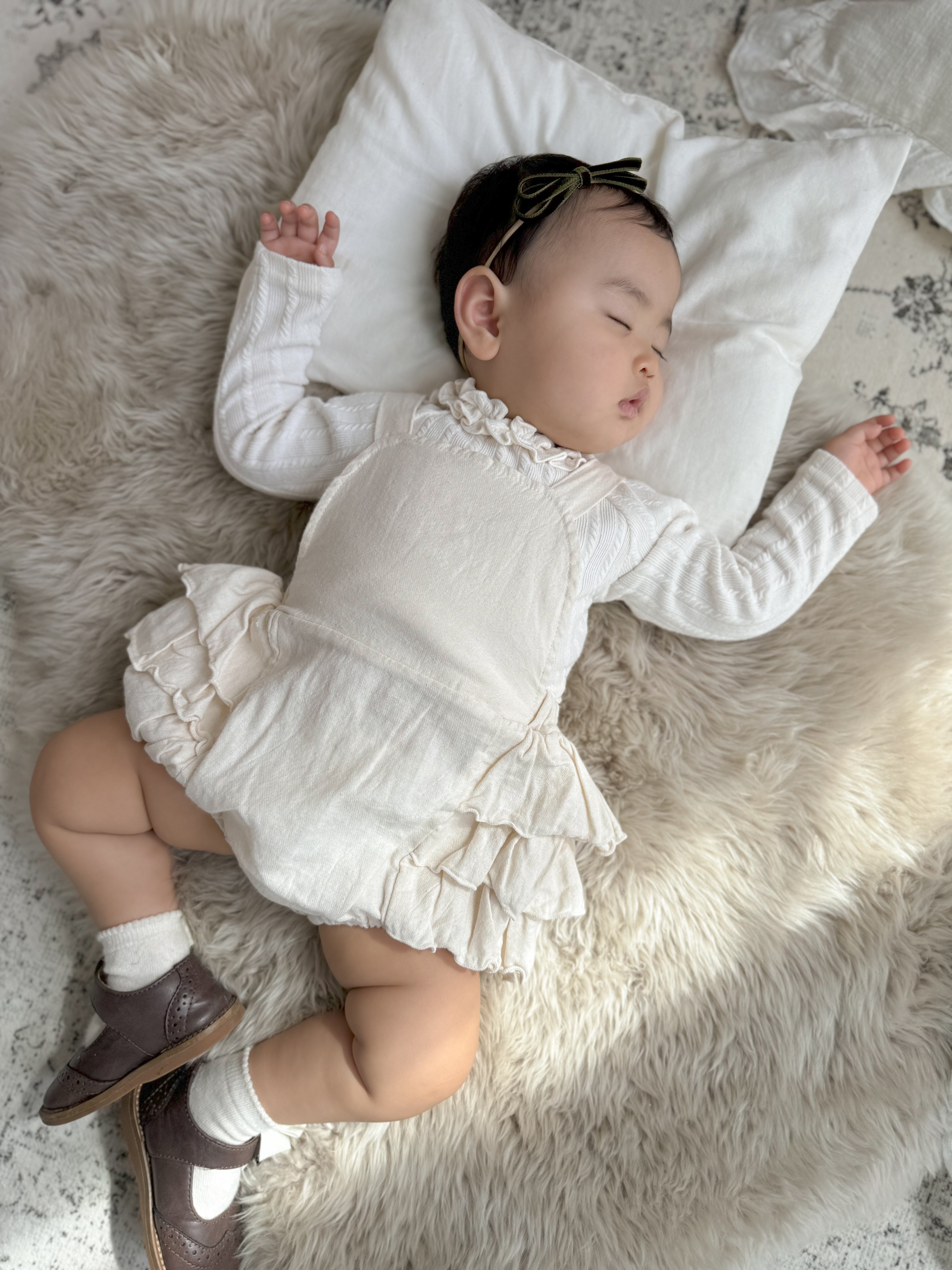 Baby velvet ribbon hairband