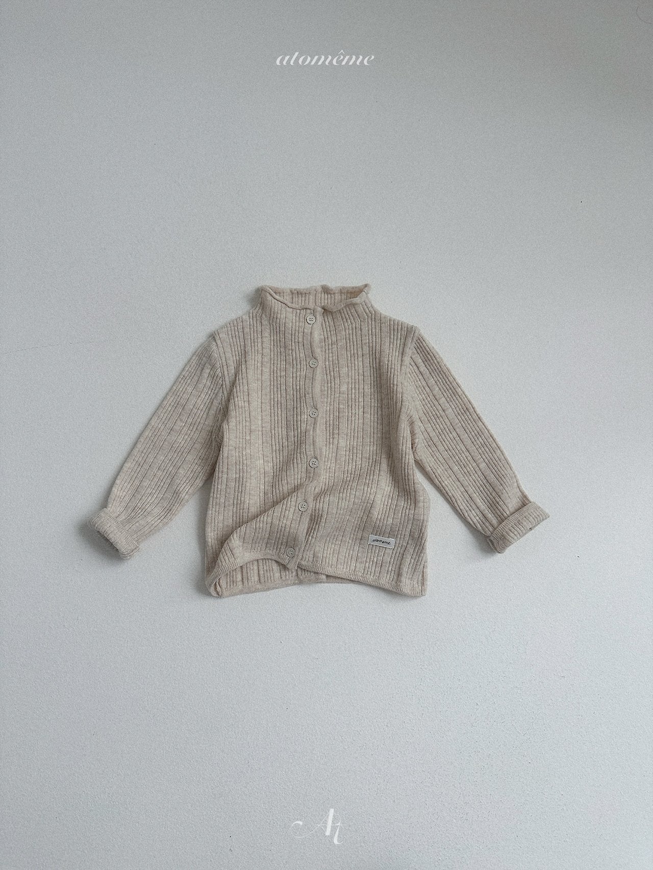 French knit cardigan
