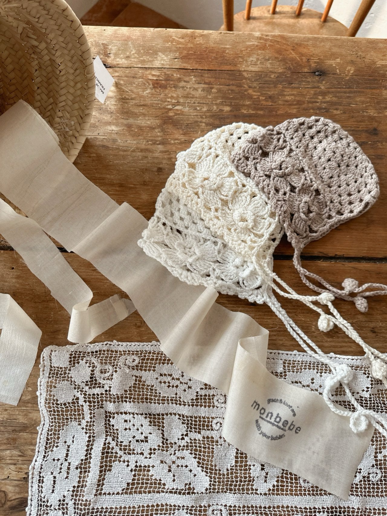 Mary Rose handmade bonnet