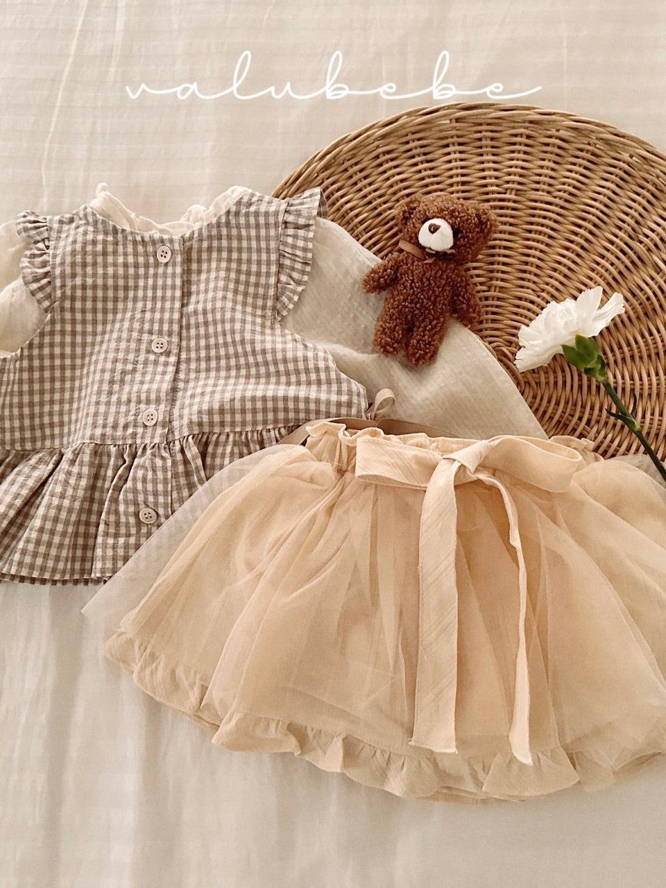 Ribbon tulle skirt bloomer