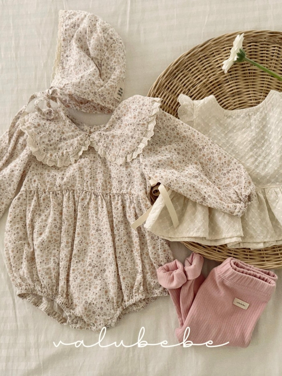 Small flower rompers