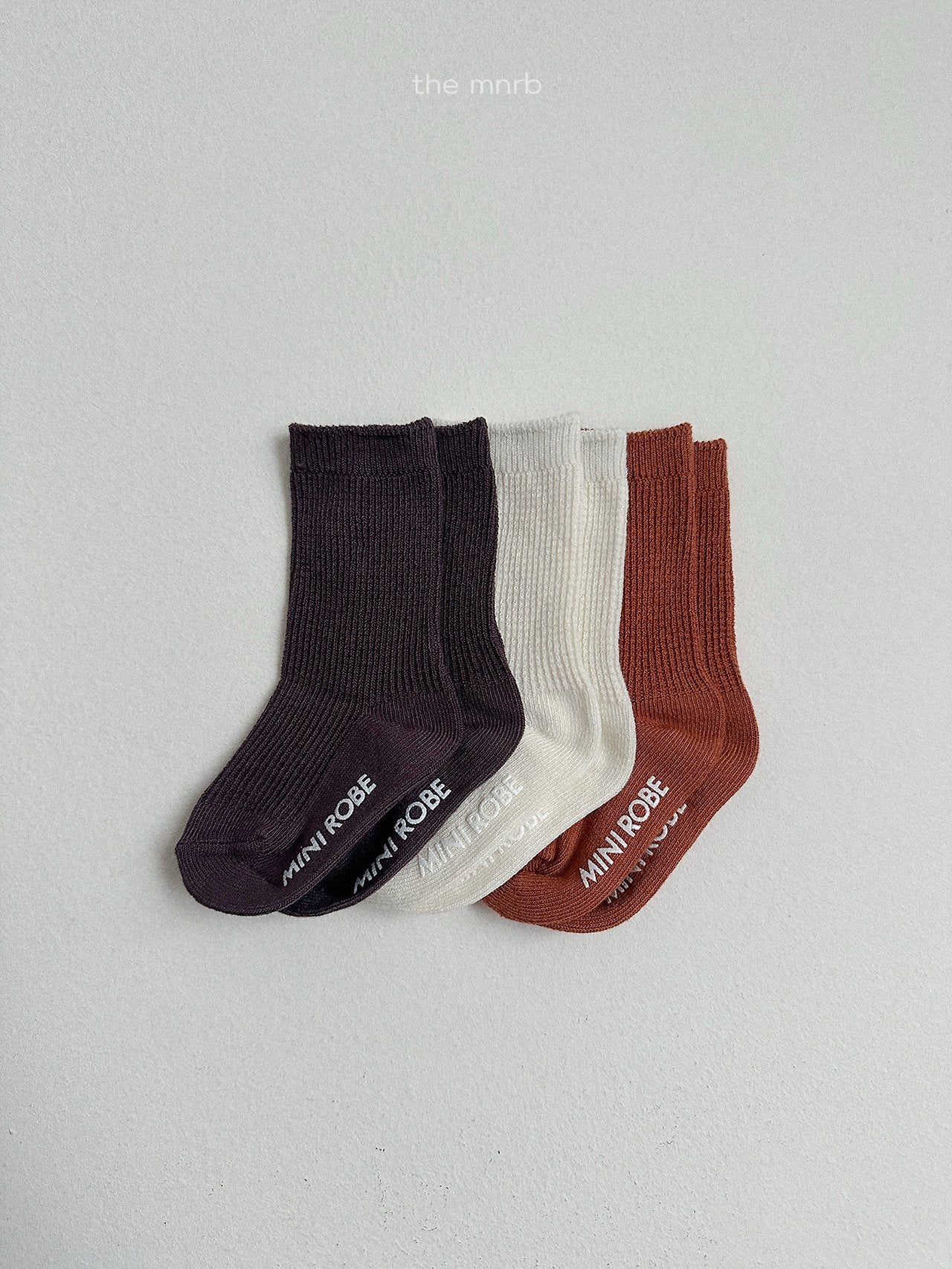 Basic waffle socks (3 piece set)