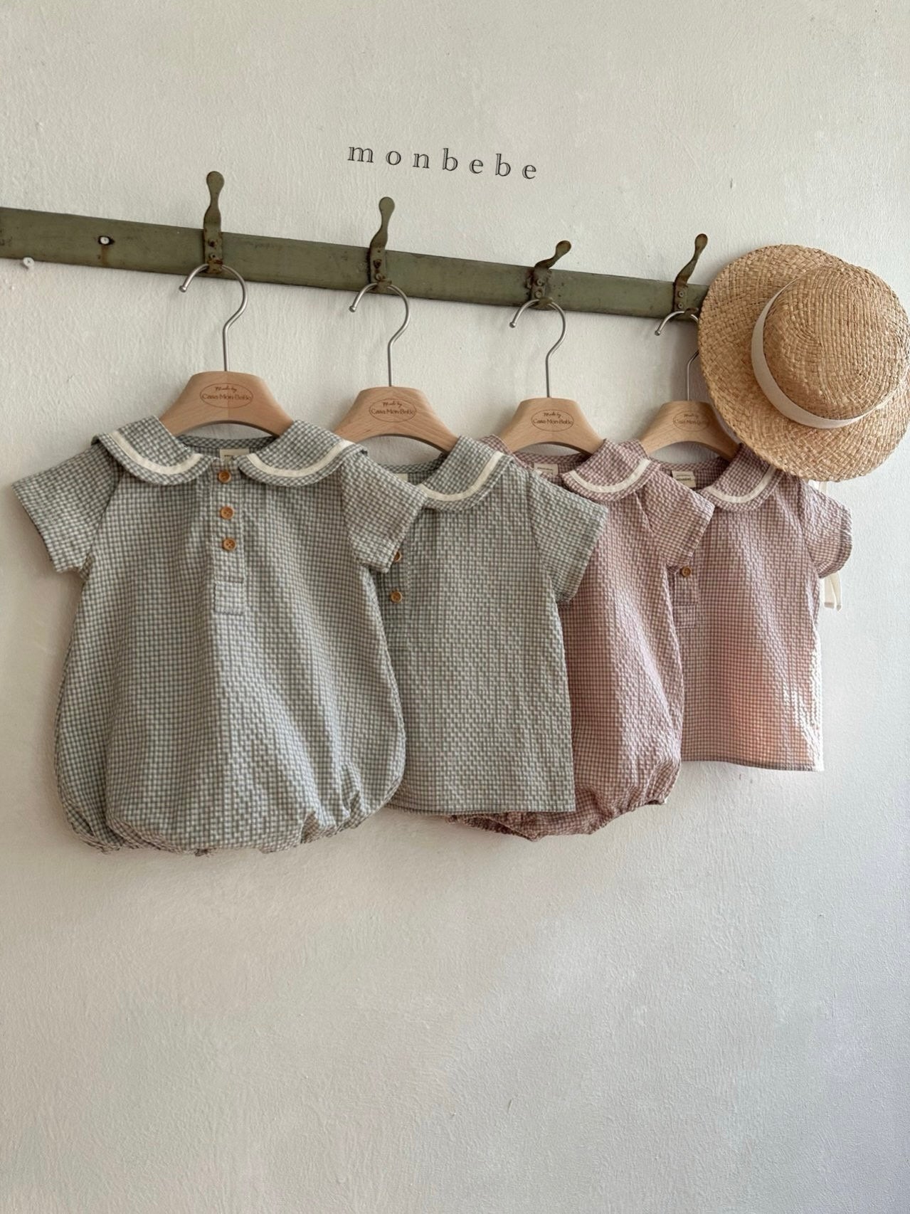 Checked sailor blouse