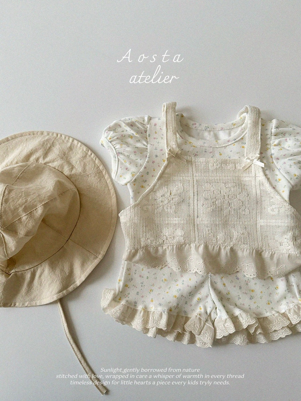 Lala floral puff T