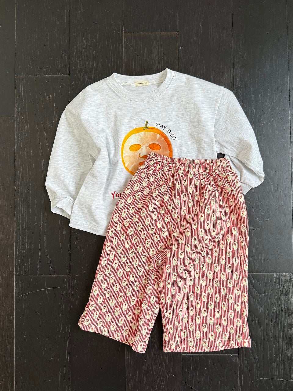 Orange long sleeve T