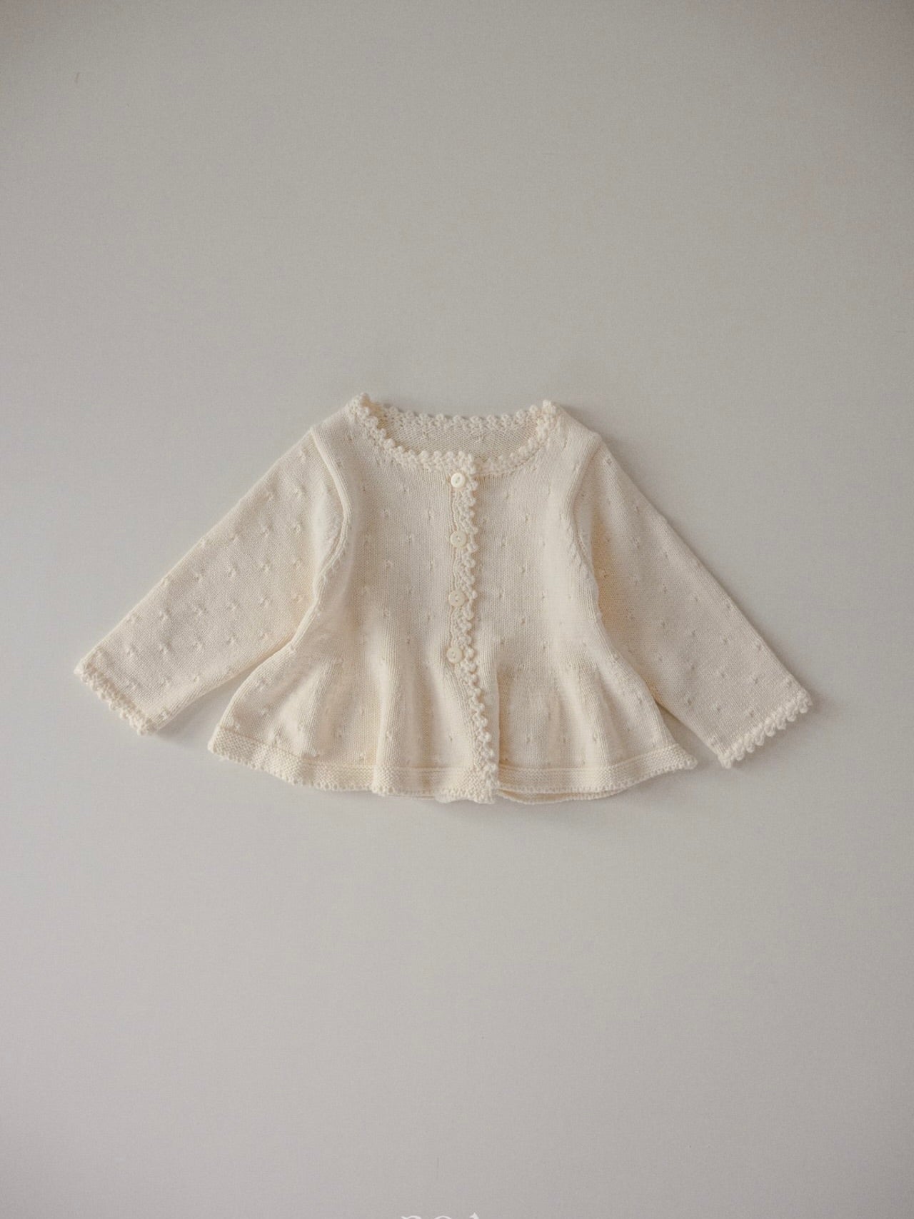 Flare knit cardigan