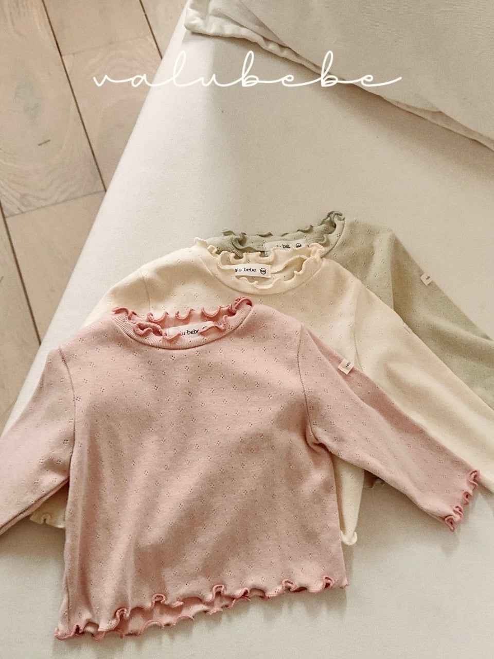 Soft frill T shirt